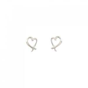 TIFFANY Silver Heart Earrings